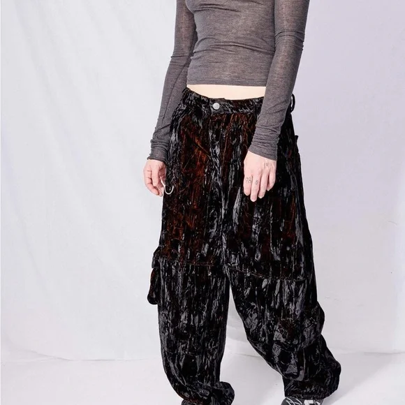 New Collina Strada Lawn Cargo Pant Black - Picture 1 of 7